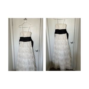 Deb Size 4 Layered Lace Dress